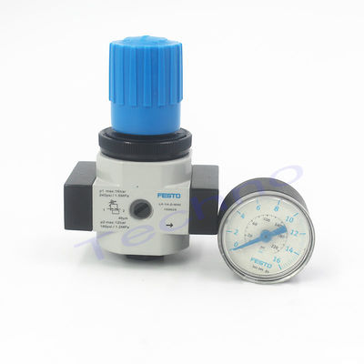 LR-1/4-D-MINI Pneumatyczny regulator filtracyjny smarkacz Metalowy regulator ciśnienia FESTO