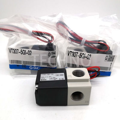 VT307V-5G1-02 SMC Zawory magnetyczne zawory elektromagnetyczne SS316 Certyfikat CE