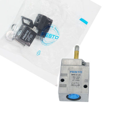 Festo MFH-3-1/8 7802 Elektryczny zawór magnetyczny AC220V Mechaniczny reset sprężyny