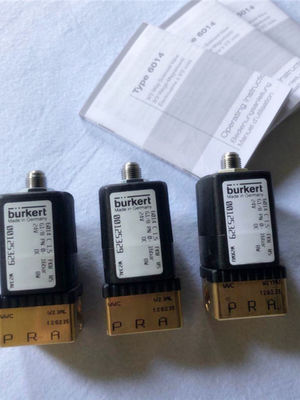 Burkert 00125329 3/2 Way Solenoid Valve 16 Bar 24v Normalnie zamknięty G1/8