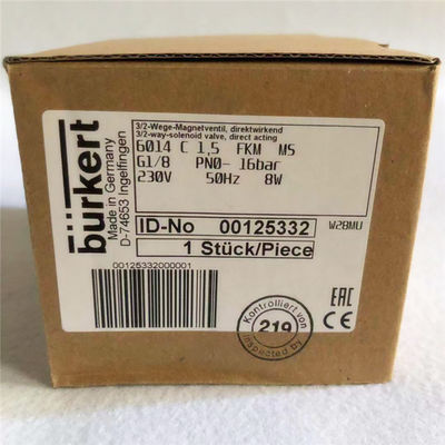 Burkert IP65 AC230V zawór elektryczny 00125332