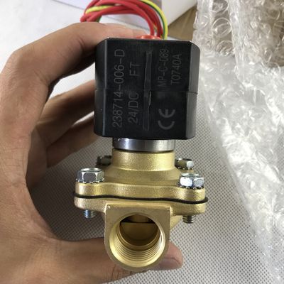 ASCO EF8210G003 120/60AC Dwu-drogowy mosiądz 3/4 W zawór magnetyczny Normalnie zamknięty