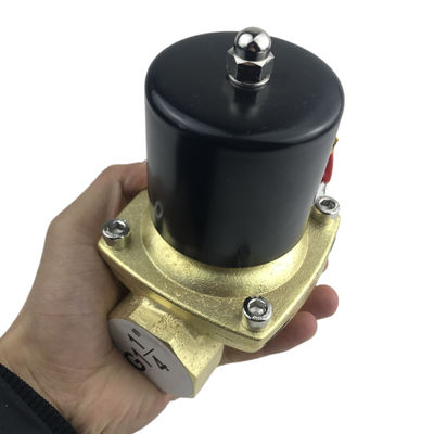 Normalnie otwarty 2W350-35 1 1/4 Inch Pure Brass Solenoid Valve Water Air Valve NO