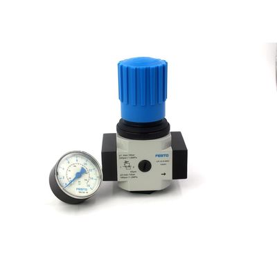 FESTO LR-1/2-D-MIDI 159581 LR-1/2-D-MIDI-MPA 8002257 Zawór regulacyjny ciśnienia ze stopu cynku z miernikiem ciśnienia 0,5-12 bar