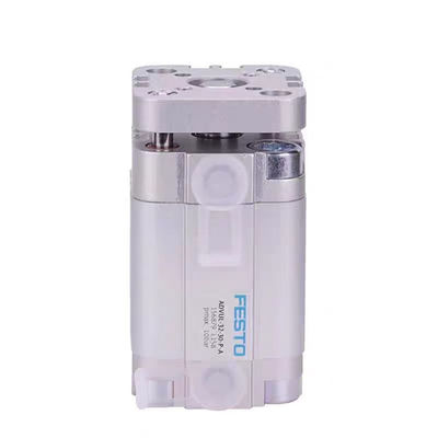 Precyzyjny cylinder tłokowy pneumatyczny z męską nitką końcówka pręta tłokowego 156855 ADVUL-16-25-P-A