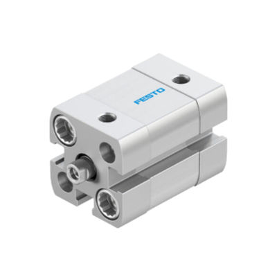 DNA-12-5-A-P-A tłok Pneumatyczny Cylinder Seria ADN Podwójnie działający 20mm Stroke 12mm Rod Wrought Aluminium Alloy