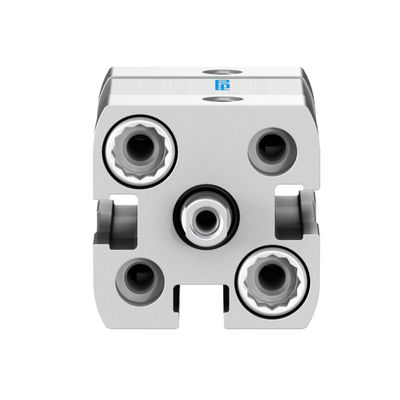 DNA-12-5-A-P-A tłok Pneumatyczny Cylinder Seria ADN Podwójnie działający 20mm Stroke 12mm Rod Wrought Aluminium Alloy