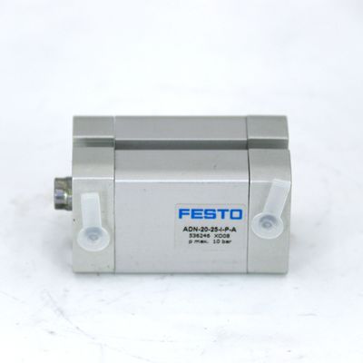 ADN-12-10-A-P-A FESTO Podwójnie działający cylinder pneumatyczny pręt tłokowy pręt 12 mm uderzenie 10 mm cylinder kompaktowy