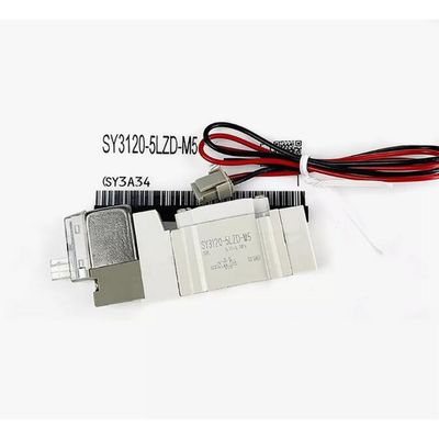 SMC zawór magnetyczny SY5220-5LZD-C8 2 Pozycja Dwukrotny jeden dotyk Wielkość przycisku ø8 DC24V