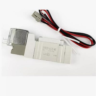 SMC zawór magnetyczny SY5220-5LZD-C8 2 Pozycja Dwukrotny jeden dotyk Wielkość przycisku ø8 DC24V