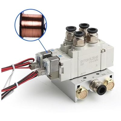 SY5220-5LZD-C4 Zawór magnetyczny SMC 2 Pozycja Podwójny DC24V Jednorazowy przycisk