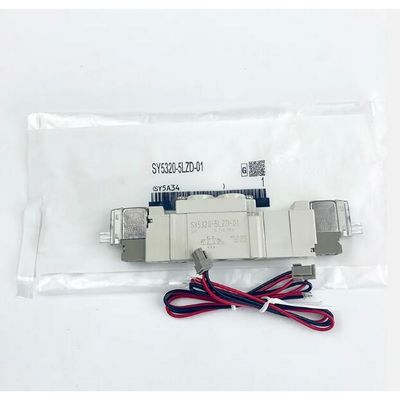 SMC SY5220-5LZD-01 DC24V Wielkość węzła 1/8 Pneumatyczny węzł węzłowy 2 pozycja podwójna