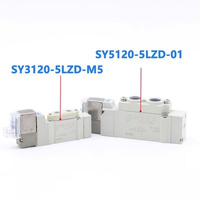 Wielkość portu Ø6 SY3420-6LZD-C6 SMC Pneumatyczny zawór magnetyczny3 Pozycja Centrum wydechowe DC12V