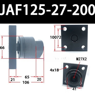 JAF125-27-200 M27x2 Wielkość nominalna Dla kompatybilności z cylindrem powietrza Prosty projekt