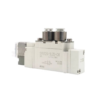 Wielkość portu Ø6 SY3420-6LZD-C6 SMC Pneumatyczny zawór magnetyczny3 Pozycja Centrum wydechowe DC12V