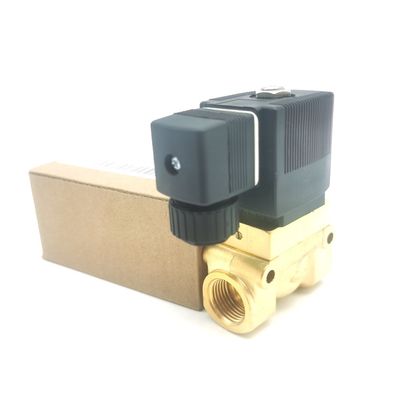 00126201 6014 D Zazwyczaj BURKERT zawór elektromagnetyczny Otwarty G1/8 2.0 Otwór przepływowy AC220V 8W Korpus zaworu mosiężny 32 * 32 0~10bar
