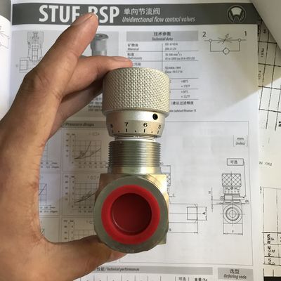 Precyzyjny zawór akceleratora z skalą STB-G1/4 STB-G3/8 STB-G3/4 STB-G1 Zawór hydrauliczny