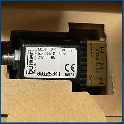 Burkert 00125341 Zawór magnetyczny 6014C 2,5 FKM Normalnie zamknięty