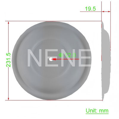 Graco Diaphragms Husky 1590 1.5 Inch Biały/Błękitny/Czarny 15B312 189426 5K312