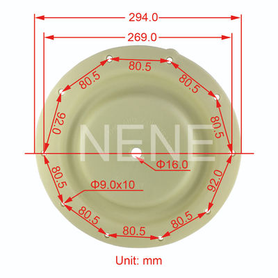 Ingersoll Rand 1,5" cali 94615-A 94617 Santoprene/PTFE zestaw diafragmy 666152-281-C 666152-2EB-C