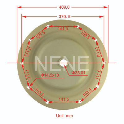 Ingersoll Rand 3-calowy zestaw napraw diafragmy 96475-A 96476-T 666300-9C9-C 666300-EEB-C Santoprene PTFE