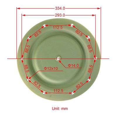 96391 96392 2" DN50 Zestaw diafragmy fal uderzeniowych Ingersoll Rand