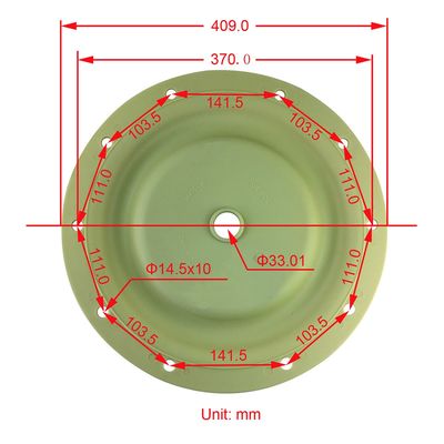 96475-A 96476-T Zawór pulsowy diafragma Ingersoll Rand Santoprene PTFE