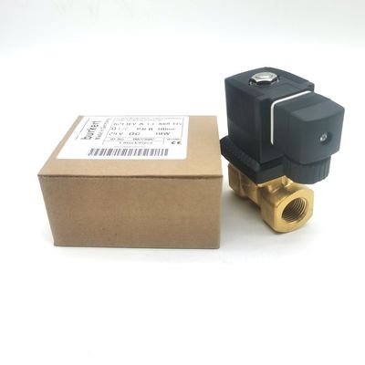 Burkert zawór magnetyczny ciało mosiężne 00308120 G1 2/2 Normalnie otwarte 25 otwory przepływu FKM (fluorowa guma) uszczelnienie 8W 1-25bar