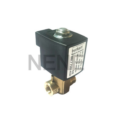 Burkert Solenoid Valve 00134241 6013 Typ G1/8-Inch 2.5 Otwór przepływowy FKM Zamknięte miedziane zawory 24VAC 8W 0~16bar