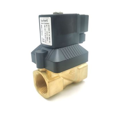 Burkert Solenoidal Valve FKM Seal 00126091 24VDC 8W 0~6bar 6013 Typ bezpośrednio działający G1/8 Inch 2/2 Normalnie zamknięty 3.0 Otwór przepływowy