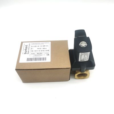 Burkert Solenoidal Valve FKM Seal 00126091 24VDC 8W 0~6bar 6013 Typ bezpośrednio działający G1/8 Inch 2/2 Normalnie zamknięty 3.0 Otwór przepływowy