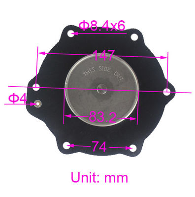 C113686 NBR VITON Zestaw konserwacji przewodu dla SCG353A051 ASCO 2 1/2′′ Zbieracz pyłu Zestaw naprawy membrany zaworu odrzutowego