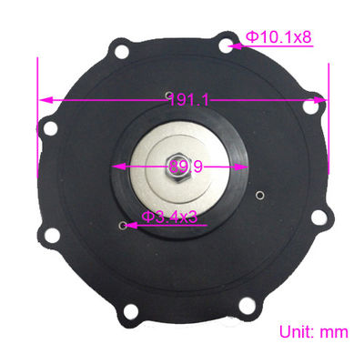 ASCO Puls Valve Diaphragm C113928 Nitrile/Buna Or Viton Material 3"Inch SCXE353.060