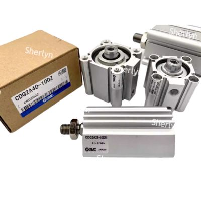 SMC CQ2A12-10D Cylinder standard CQ2, średnica cylindra 12 mm, skok 10 mm, działanie cylindra dwustronnego, mocowanie gwintowane na obu końcach