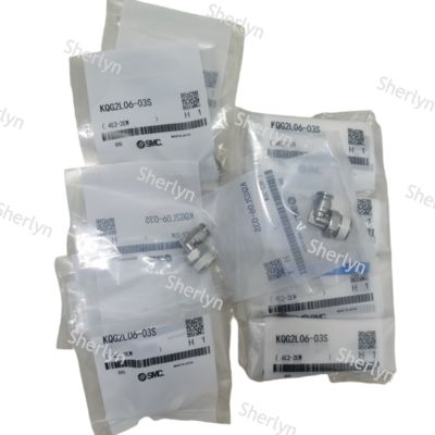 KQG2L10-01S SMC Ze stali nierdzewnej Kolanko L z gwintem zewnętrznym R 1/8 Szybkozłącze ONE-TOUCH 4E2-9EW/KQ2A87