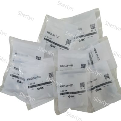 KQG2L10-01S SMC Ze stali nierdzewnej Kolanko L z gwintem zewnętrznym R 1/8 Szybkozłącze ONE-TOUCH 4E2-9EW/KQ2A87