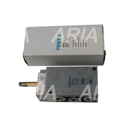 Zawór elektromagnetyczny Festo MFH-5-1/4 6211, 5/2 monostabilny, powrót sprężyną, sterowanie wewnętrzne, 2-10 bar, 1300 l/min, G 1/4"