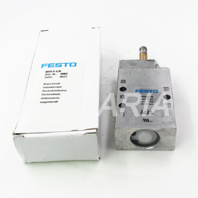 MFH-5-1/8 9982 Zawór elektromagnetyczny 5/2, powrót sprężynowy 1.8-8 bar G 1/8, Cewka sprzedawana osobno