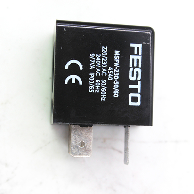Cewka elektromagnetyczna MSFW-230-50/60 | Festo 4540 IP65, 230VAC, łopatki do MSSD-F 3-pin