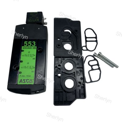 Podwójna cewka SCG553A002MS ASCO 3/2-drogowy zawór elektromagnetyczny seria 553