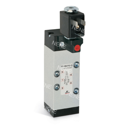 CAMOZZI 951-000-P11-23-G7J Zawór magnetyczny ISO5599-1 Rozmiar 1 5/2 sposób, podwójny magnetyczny 230V AC 3.5VA