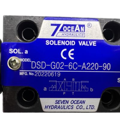 7OCEAN Elektrozawór pneumatyczny DSD-G02-6C-A220-90 AC220V