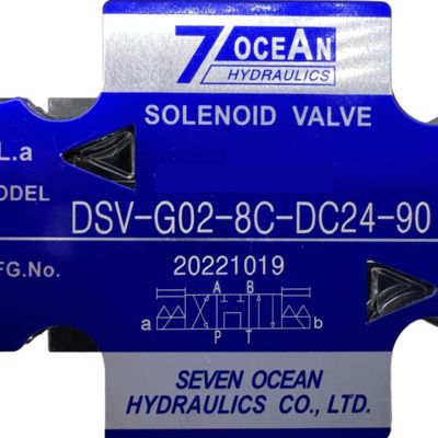 Zawór elektromagnetyczny 7Ocean Automation DSD-G02-8C-A220, zawór sterowania kierunkowego