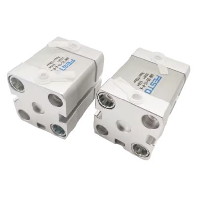 Dwukrotnie działający cylinder pneumatyczny tłokowy o średnicy tłoka 45 mm ADN-25-45-A-P-A