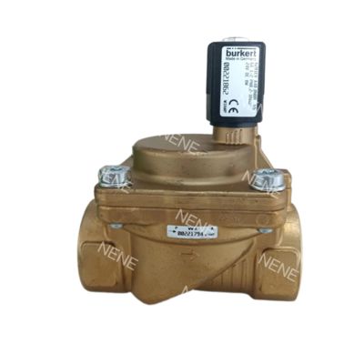 00221847 BURKERT Zawór pneumatyczny elektromagnetyczny 6281 Typ G3/4 2/2 Normalnie zamknięty 13.0 Otwór przepływu Uszczelnienie NBR Mosiężny korpus zaworu DC24V 8W