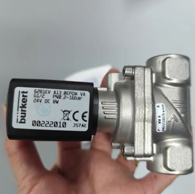 Burkert6281EV A 13 G1/2 24VDC 4-punktowy zawór magnetyczny ze stali nierdzewnej 00222010