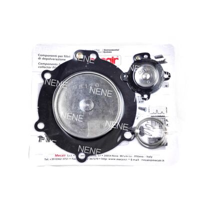 FKM/Viton Diafragma DB120 DB16 3'' Zestawy napraw diafragmy Pulsowe zawory odrzutowe Mecair 2,5 cali VNP220 VEM220 VNP420 VEM420 VNP424 VEM424 VNP620 VEM620 VNP720 VEM720