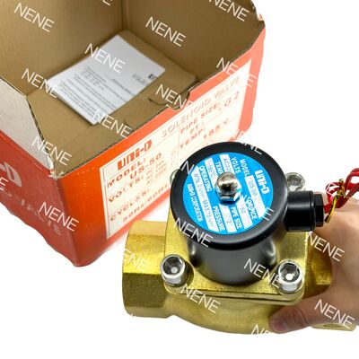 US-50 UNID Pneumatyczny zawór magnetyczny mosiężny 2" ORIFICE 50 mm 2 Inch -5°C ~ 185°C