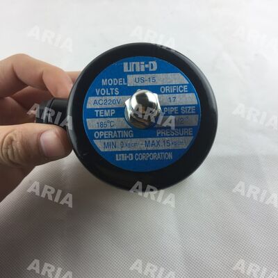 Zazwyczaj zamknięty miedziany elektryczny zawór parowy wysokotemperaturowy, zawór parowy US-15