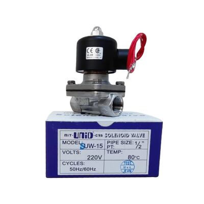 UNID Zawór magnetyczny SUW-15 ze stali nierdzewnej 316 Wyrzutnik magnetyczny parowy